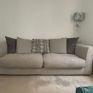 The lindford pillow back large sofa in grey combination - Image 3