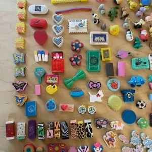 Job Lot Of Novelty Vintage and Modern Erasers/Rubbers - Image 2
