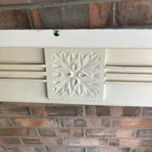 Antique wooden fire place display - Image 2