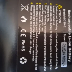 New ebike battery 52v-20ah - Image 3