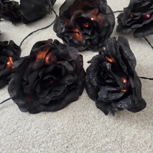 String of light up large flowers - Image 2