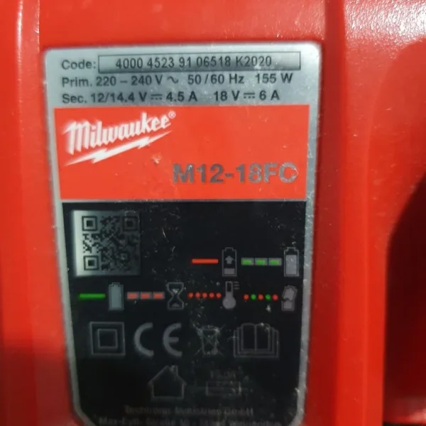 Milwaukee Rapid Charger Dual