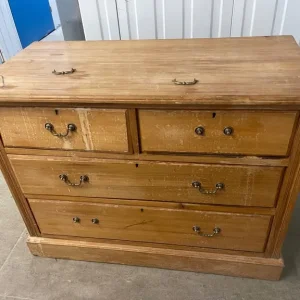 Pine chest of drawers - Image 3