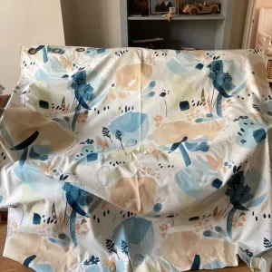 M&S Blue mix curtains