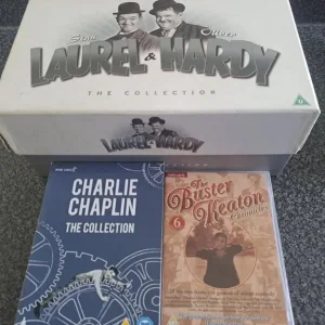 Laurel & Hardy, Charlie Chaplin & Buster Keaton Bundle Plus Safety Last Dvd