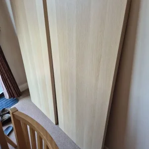 2 x Ikea Lagkapten table tops, with 4 legs - Image 8