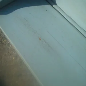 Upcycled, shabby chic, pine bench. - Image 5