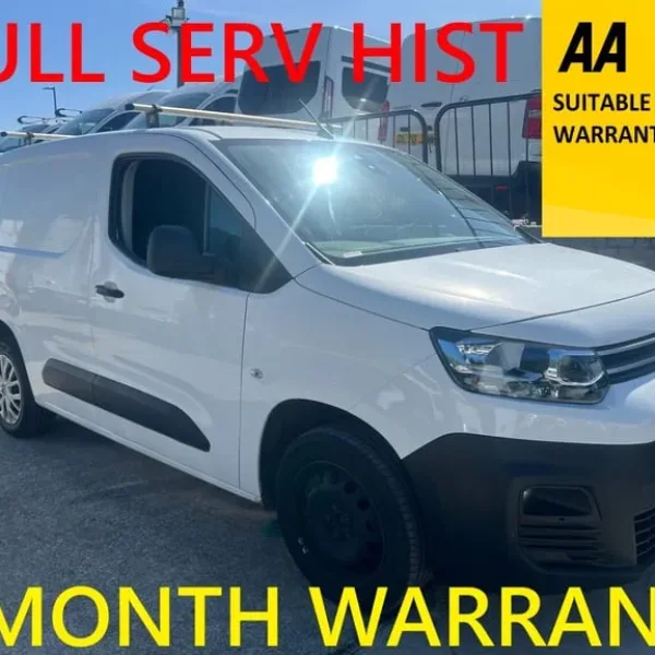 2021 Citroen Berlingo 1.5 BlueHDi 1000Kg Enterprise 100ps PANEL VAN Diesel Manual