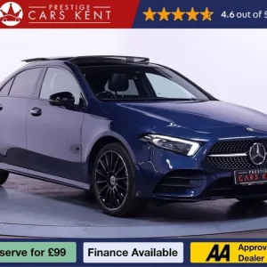 2022 Mercedes-Benz A-Class 1.3 A250e 15.6kWh AMG Line Night Edition (Premium Plus) Saloon 4dr Pet...