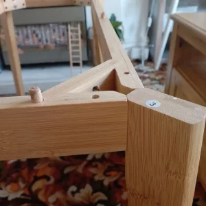 Bamboo desk table legs and supports - Image 2