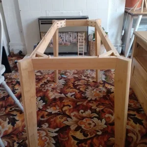 Bamboo desk table legs and supports - Image 3