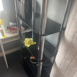 bookcase glass shelves FREE