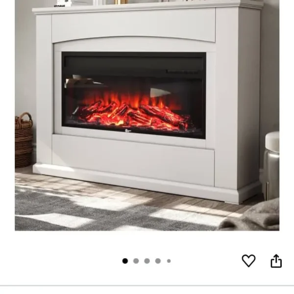 Brand new fire place.