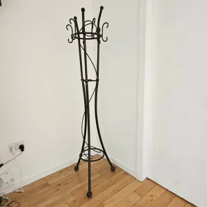 Wrought iron coat-, hat- and umbrella stand - Image 3