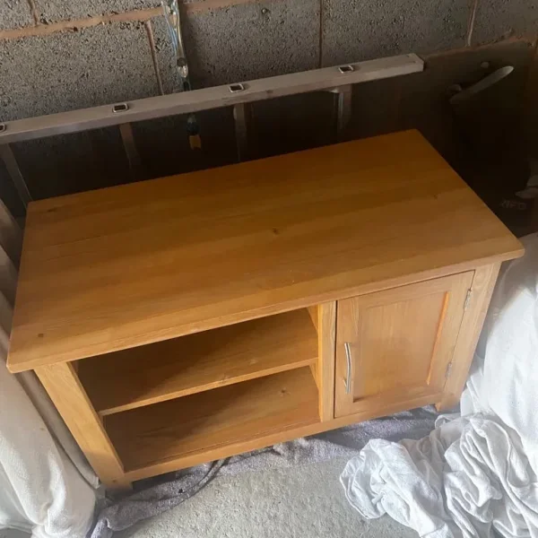 Solid Oak TV Unit