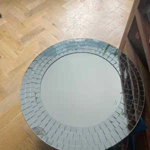 50cm round mosaic border mirror