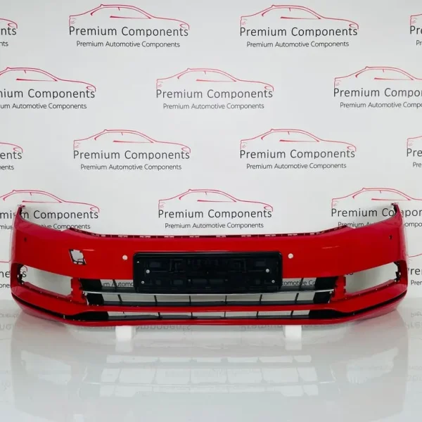 VW Passat Front Bumper Genuine Red B8 2015 – 2019 [an57]
