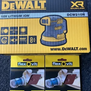Dewalt 18v orbital sander.