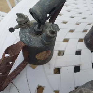 vintage brass blow lamps - Image 4