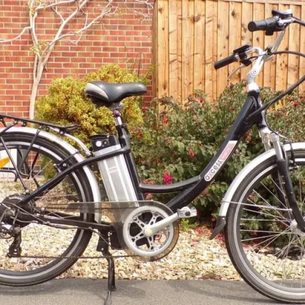 Axcess Hunter step-through electric bike.