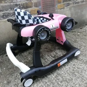 F1 CAR PINK BABY PUSH WALKER - ADJUSTABLE - Image 4
