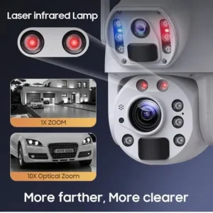 CCTV Wireless Solar Camera 4G Dual Lens - Image 2