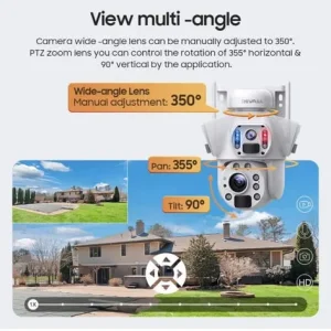 CCTV Wireless Solar Camera 4G Dual Lens - Image 7