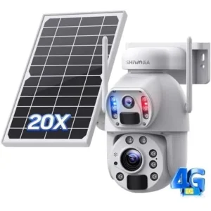 CCTV Wireless Solar Camera 4G Dual Lens
