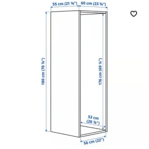 IKEA PLATSA small wardrobe with mirrored door - Image 6