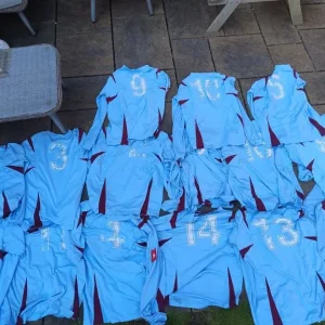 15 x Football kit tops - Image 4