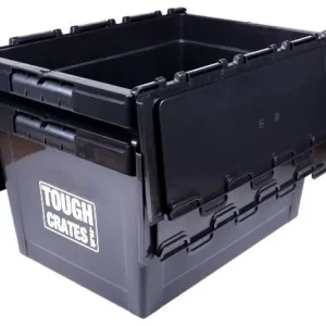 Storage Boxes, Storage Crates, Plastic Crates, Plastic Boxes, Heavy Duty Storage Boxes, Tote Box 60L - Image 7