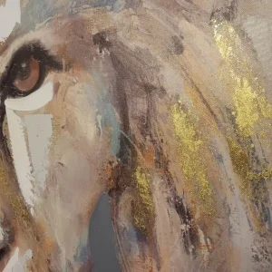 Lion wall art canvas - Image 3