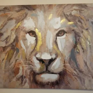 Lion wall art canvas