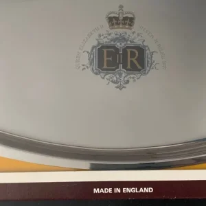 Vintage 1977 ER Queen Elizabeth Silver Jubilee Sandwich Platter Tray - Image 8