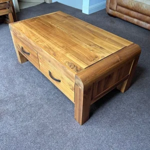 Tv Stand Unit, Large Coffee Table, 2x Side Tables - Image 4