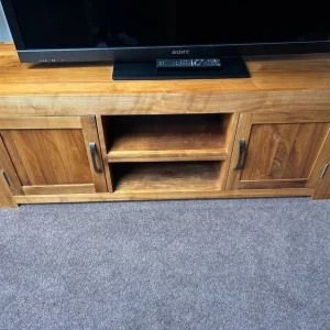 Tv Stand Unit, Large Coffee Table, 2x Side Tables