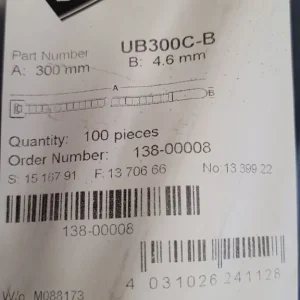 300mm x 4.6mm cable ties. 2 x sealed bags of 100. - Image 2