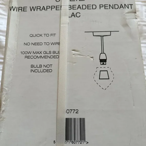 Julie Wire Wrapped Beaded pendant