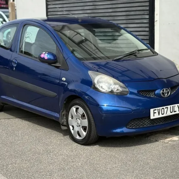 2007 Toyota AYGO 1.0 VVT-i Blue 3dr HATCHBACK Petrol Manual