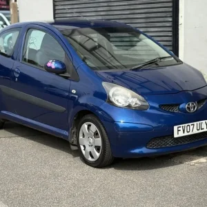 2007 Toyota AYGO 1.0 VVT-i Blue 3dr HATCHBACK Petrol Manual
