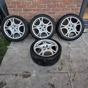 ALFA ROMEO Mito 2012 ALLOY WHEELS SET OF 4 SIZE 215/45R17 + FAST UK 🇬🇧 POST!