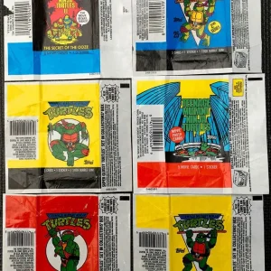1989 Teenage Mutant Ninja Turtles TMNT Trading Card Topps Wrappers Vintage 80s 90s