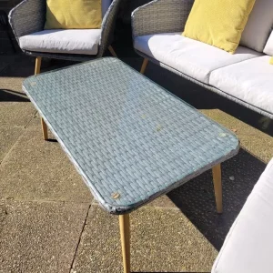 Rattan garden furniture set, delivery available - Image 5