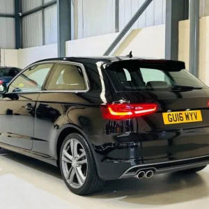 AUDI A3 2.0 TDI S LINE HATCHBACK 3 DOOR *ULEZ OK* DIESEL MANUAL BLACK 2016 - Image 3