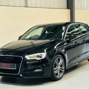 AUDI A3 2.0 TDI S LINE HATCHBACK 3 DOOR *ULEZ OK* DIESEL MANUAL BLACK 2016 - Image 4