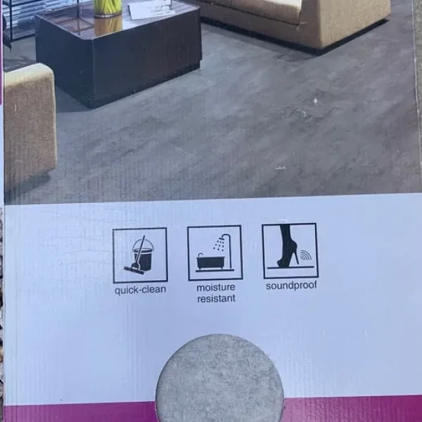 Spectra Click Luxury Vinyl Flooring Urban Grey Tile x 7 Packs (7 Tiles/Pack)