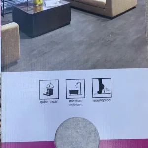 Spectra Click Luxury Vinyl Flooring Urban Grey Tile x 7 Packs (7 Tiles/Pack)