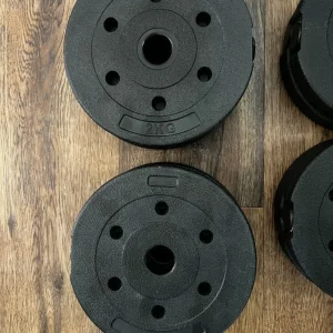 Adjustable Dumbbell & Barbell Set – 4x1.5kg, 4x1.25kg, 4x2kg Plates + Bars – Home Gym - Image 4