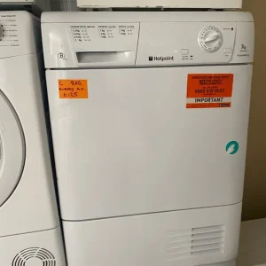♻️8KG ENERGY EFFICIENT WHITE HOTPOINT CONDENSER DRYER