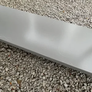 Grey & glass console table to upcycle - Image 5